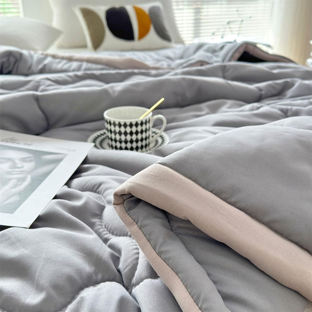 Kühlende Sommerdecke – Leichte atmungsaktive Bettdecke für Schlafzimmer, Sofa & Wohnheim