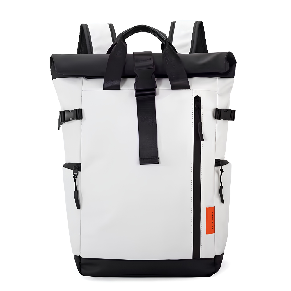 Wasserdichter Roll-Top Reiserucksack für Herren - 15,6 Zoll Laptop Rucksack mit 20-35L Kapazität
