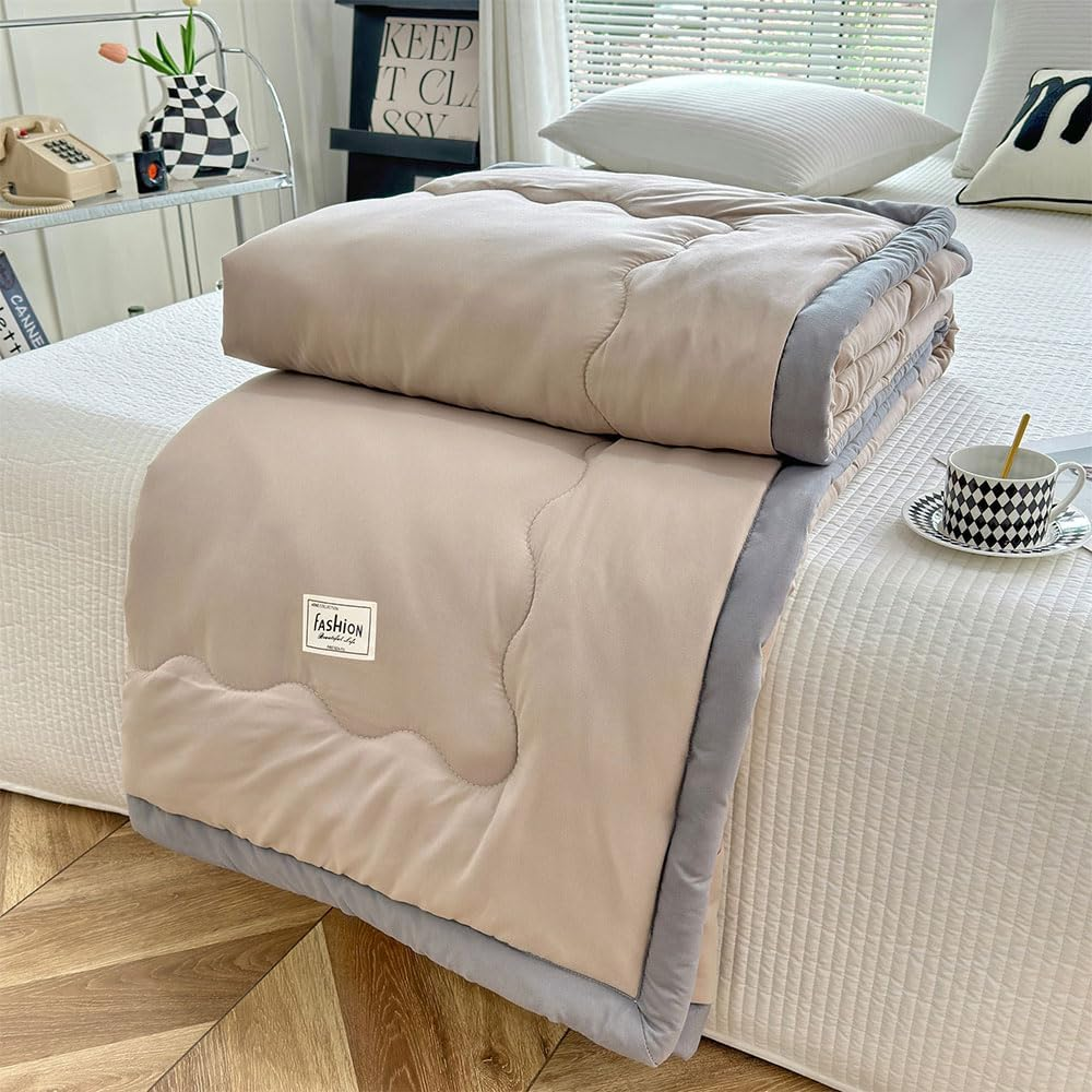 Kühlende Sommerdecke – Leichte atmungsaktive Bettdecke für Schlafzimmer, Sofa & Wohnheim