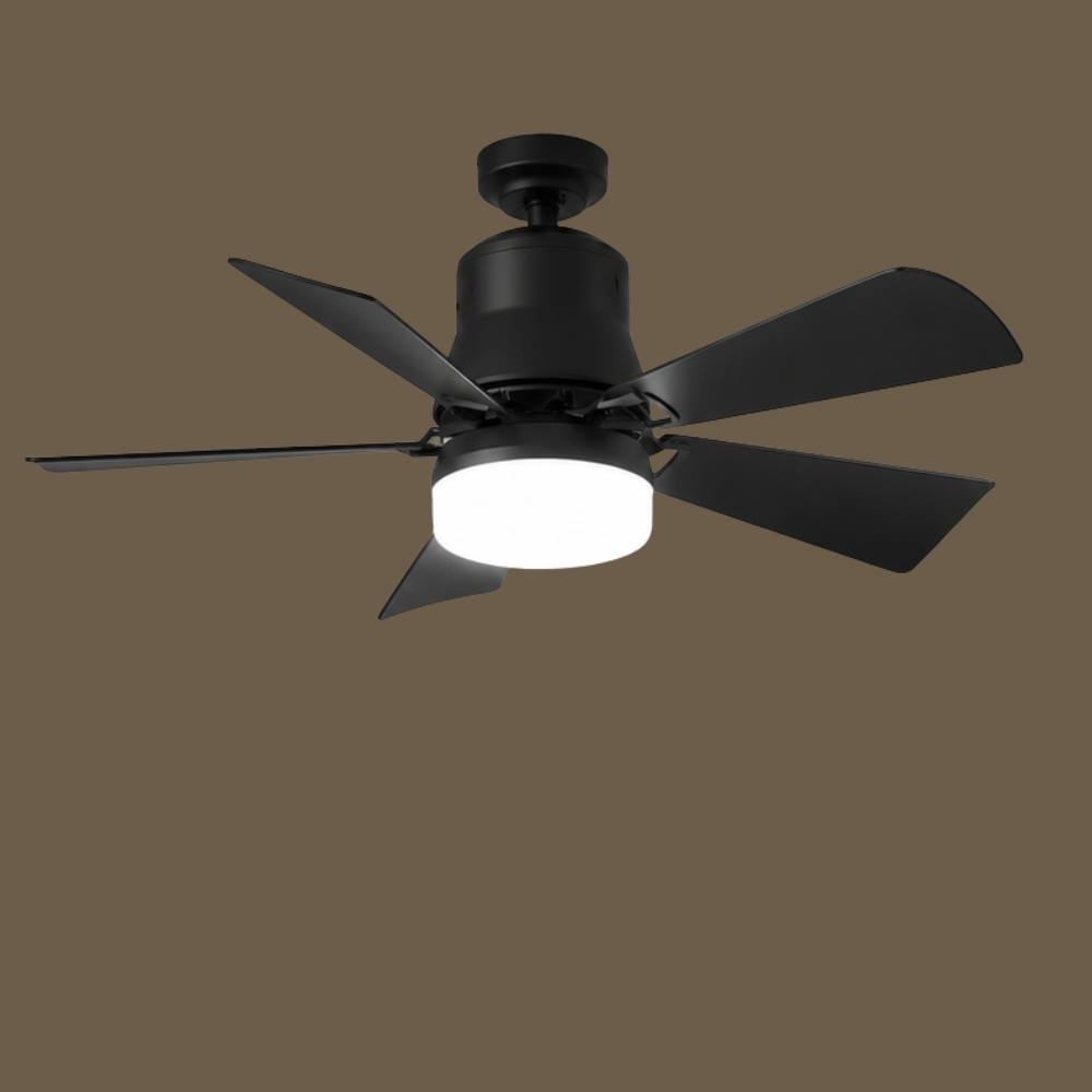 Deckenventilator mit Licht E27 LED Schraubfassung Fernbedienung 40W für Schlafzimmer Wohnzimmer