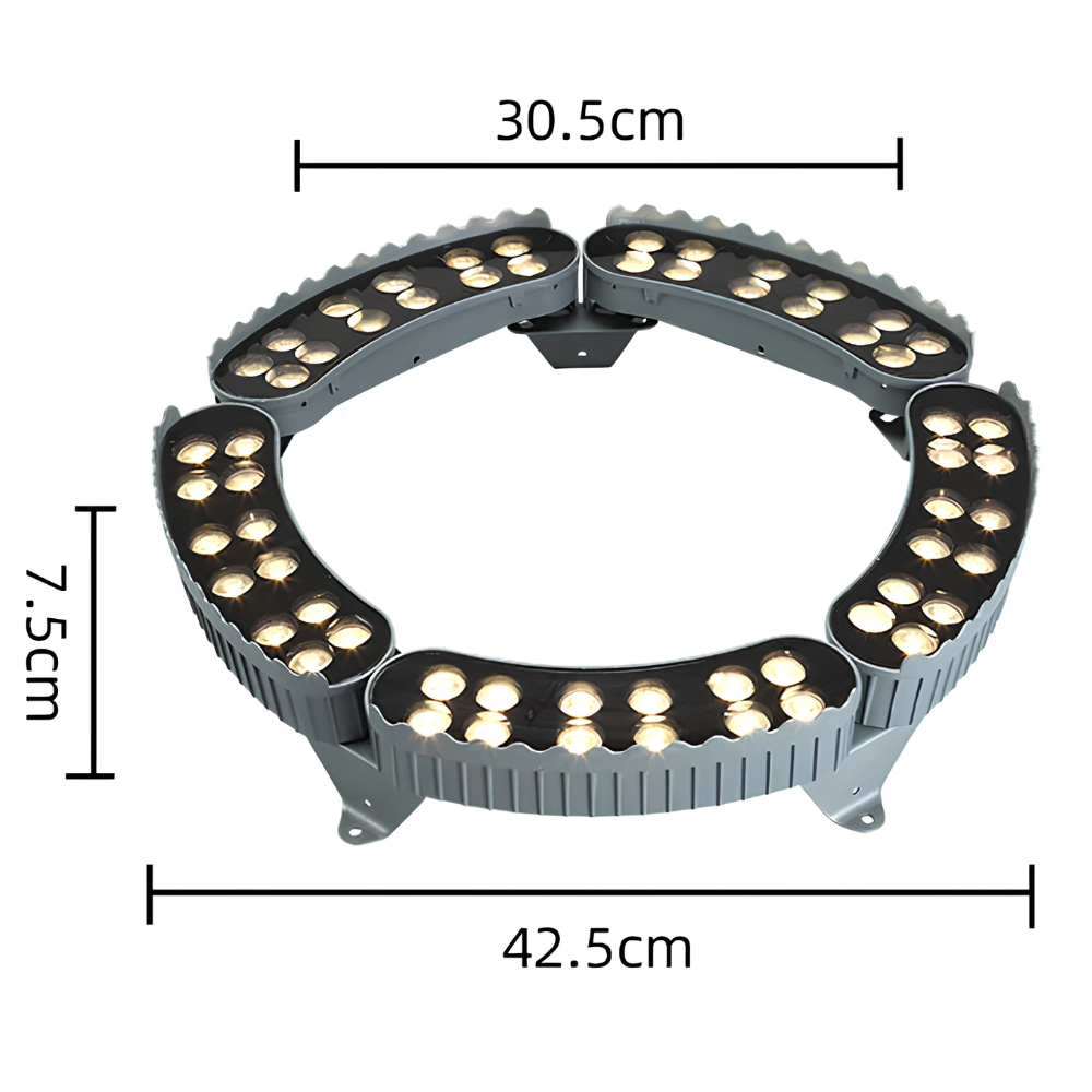 LED Ring Strahler für Bäume - Wetterfester Außenstrahler für Garten & Landschaft