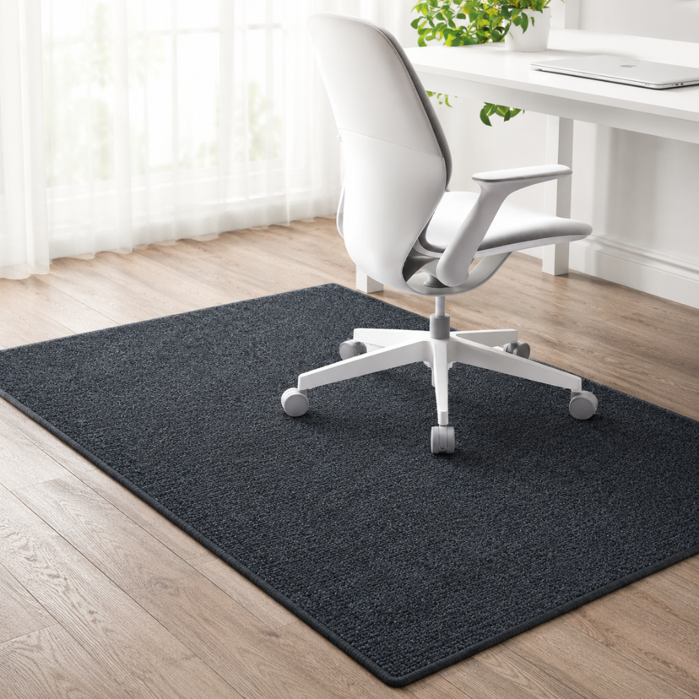 Moderne Schreibtischstuhlmatte - Strapazierfähiges Polyester für Büro & Home Office
