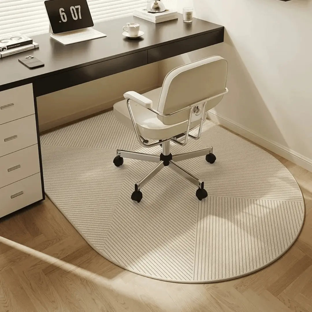 Bürostuhlunterlage für Hartböden – Rutschfeste Bodenschutzmatte für Schreibtisch, Drehstuhl & Homeoffice