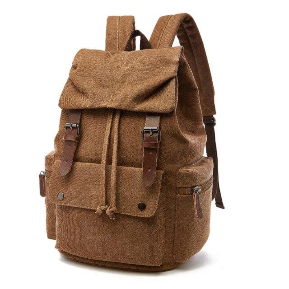 Vento Vintage Canvas Rucksack Herren & Damen - Robuster Laptop Rucksack für Schule, Uni & Reisen