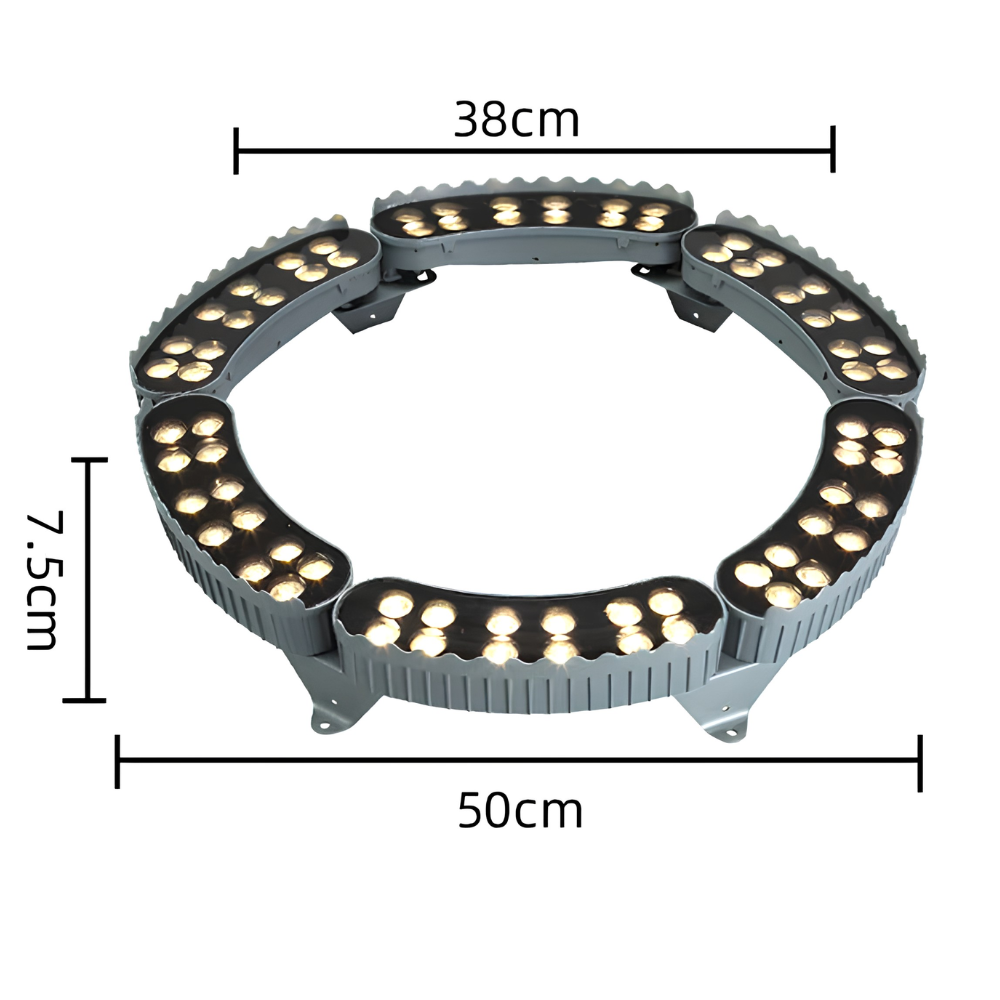 LED Ring Strahler für Bäume - Wetterfester Außenstrahler für Garten & Landschaft