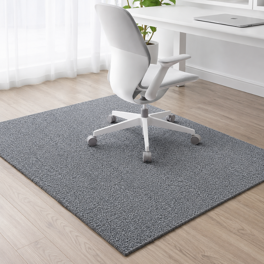 Moderne Schreibtischstuhlmatte - Strapazierfähiges Polyester für Büro & Home Office