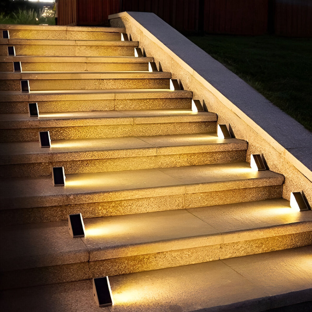 2/6 Pack Dreieckige Solarlampen Garten - IP67 Solarlicht - Gartendekoration Licht