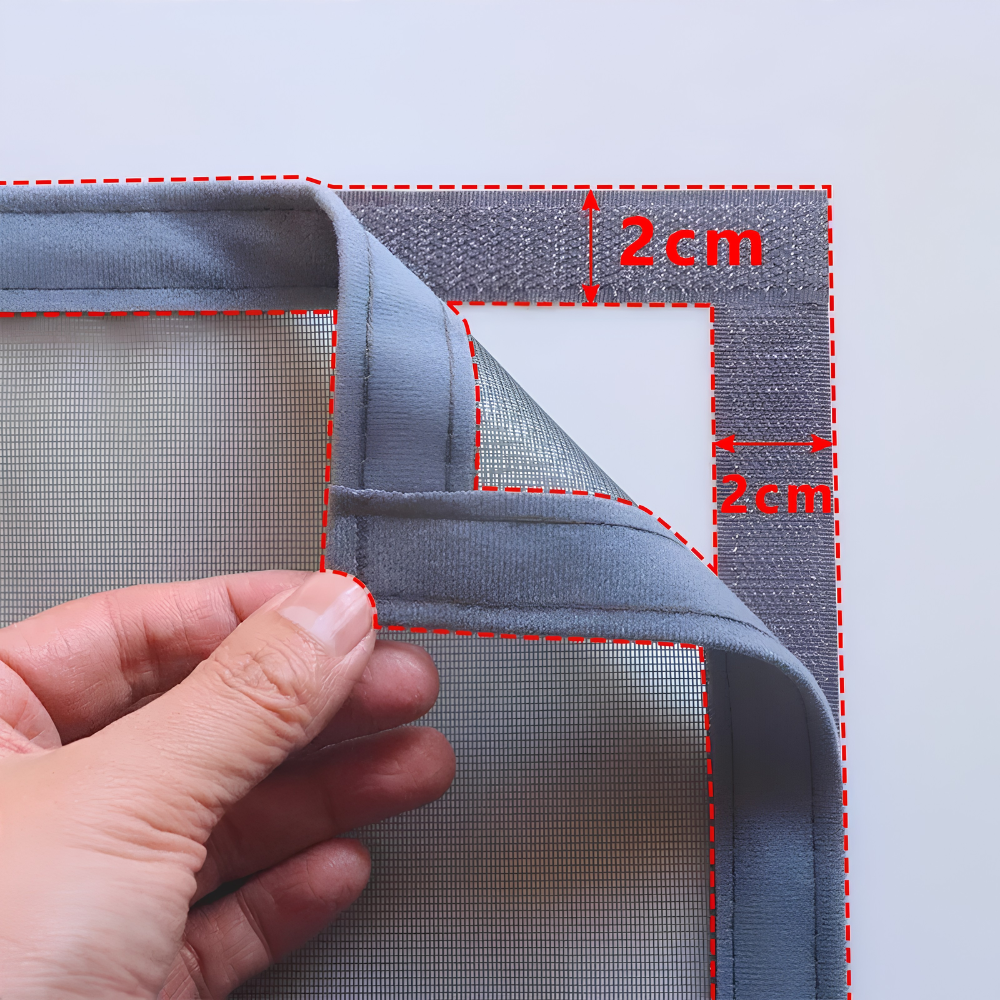 Magnetic Mosquito Net Door ScreeMagnetischer Tür-Fliegengittervorhang | Selbstschließendes Moskitonetz für Türen mit feinmaschigem Insektenschutzn Customized Size Grey Invisible Mesh Summer Insect Proof Automatic Closing Curtain