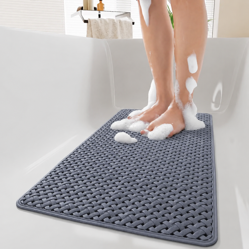 Rutschfeste Badewannenmatte – Hochwertige, leicht zu reinigende, sichere Badewanneneinlage für ein hygienisches Badeerlebnis