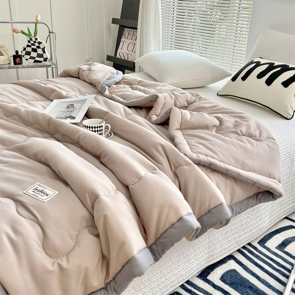 Kühlende Sommerdecke – Leichte atmungsaktive Bettdecke für Schlafzimmer, Sofa & Wohnheim