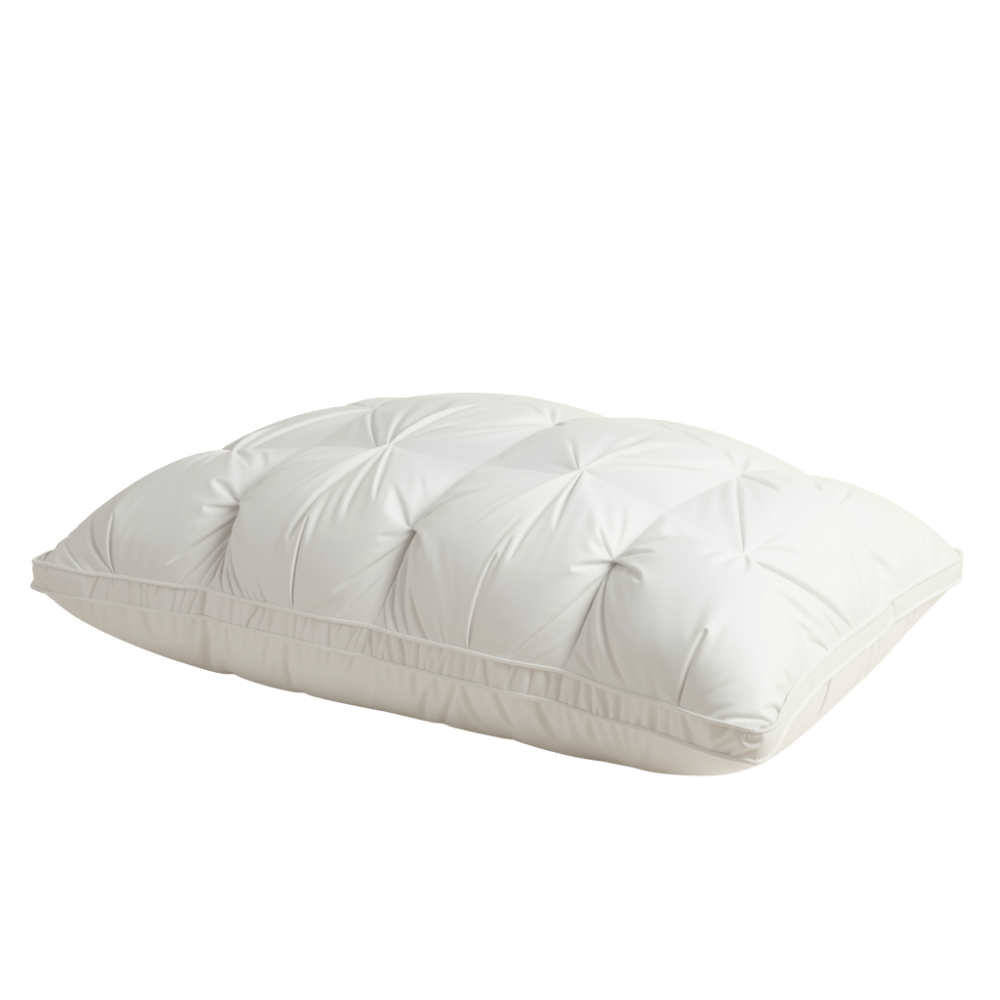 Weiches Kopfkissen 48 x 74 cm – Bettkissen mit daunenähnlicher Mikrofaserfüllung, 700 bis 900 g