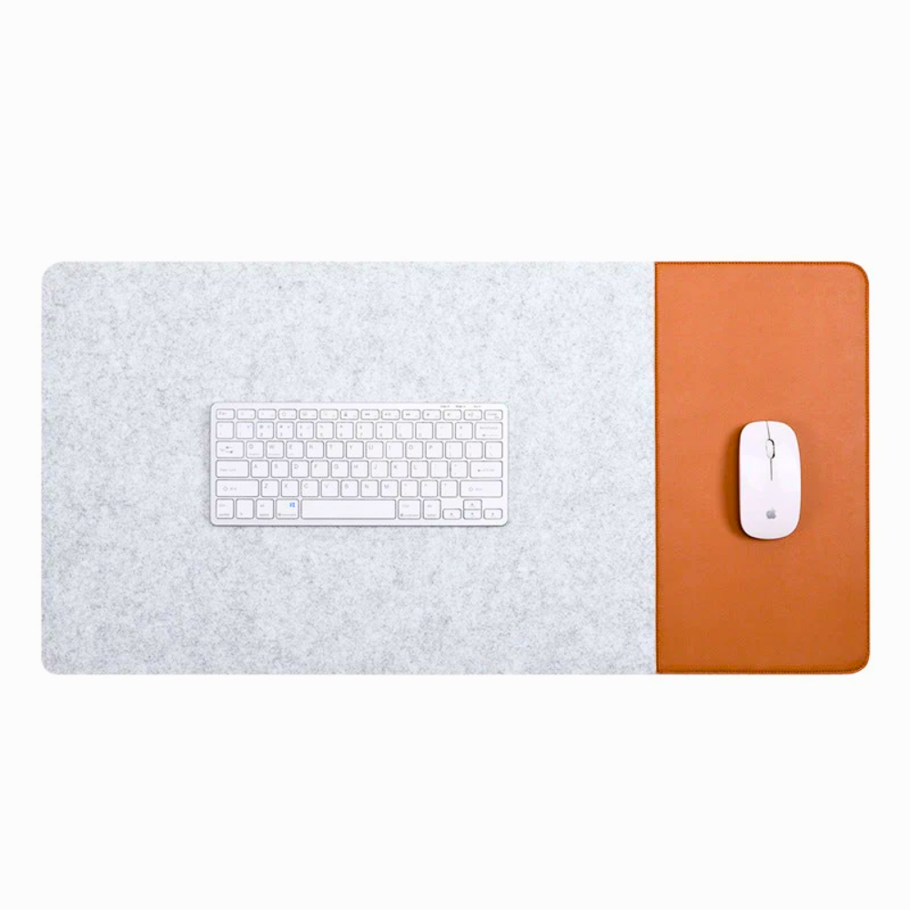 XXL Schreibtischunterlage Mauspad 100x50 cm PU-Leder – Multifunktionale Matte für Büro, Homeoffice & Gaming