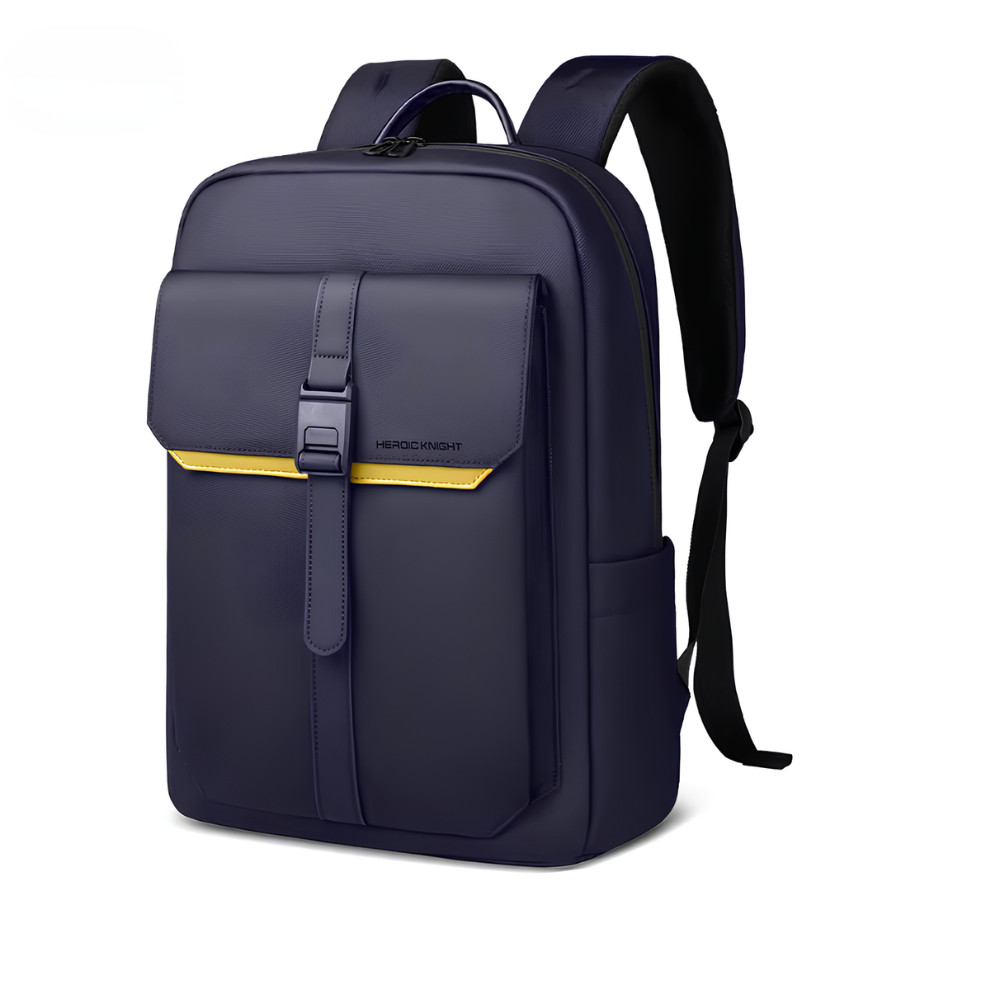 Eleganter Business Laptop Rucksack für Herren - Wasserdichter 15,6” Tagesrucksack mit Klappe