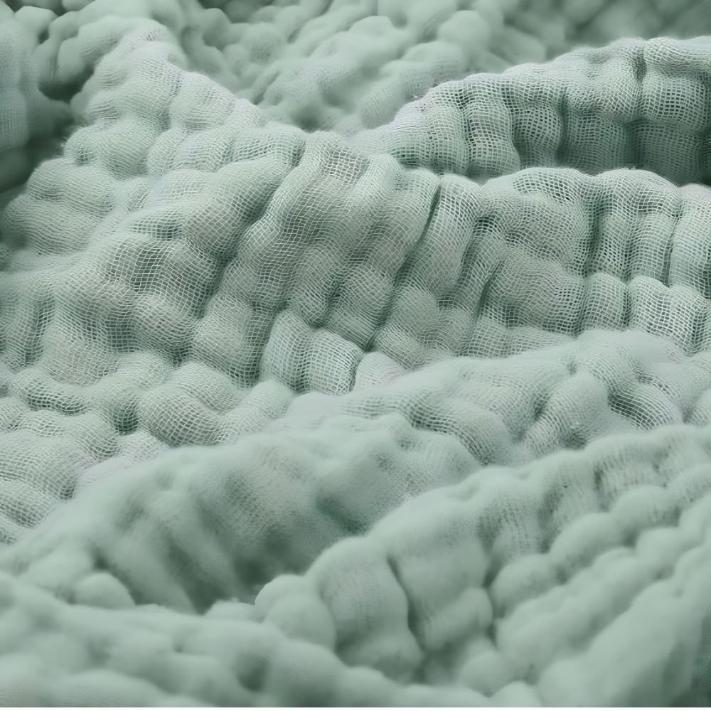 Sano Musselin Kuscheldecke Baumwolle - Leichte Wohndecke & Sofadecke für Sommer & Übergang