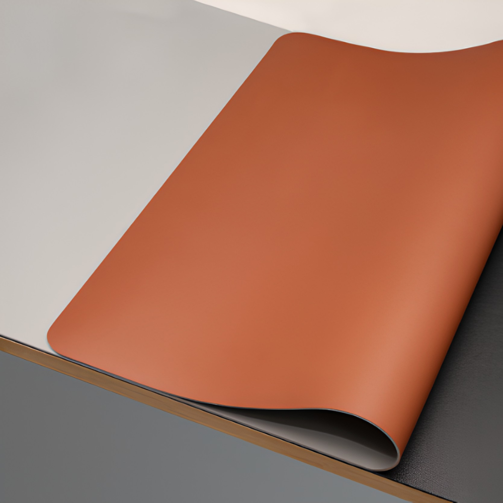 Reversible Schreibtischunterlage PU-Leder – Große Mauspad-Matte mit glatter Oberfläche für Arbeit & Gaming