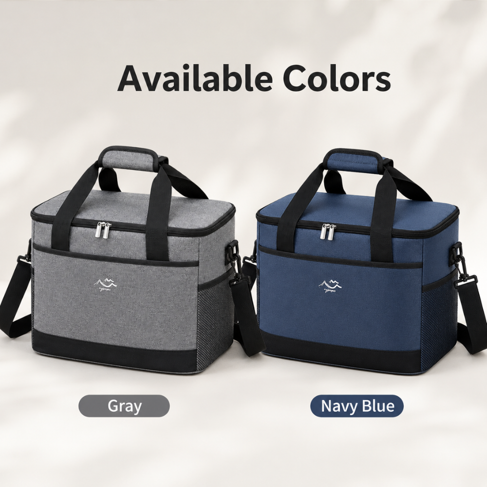 Thermotasche aus Oxford-Stoff Isolierte Picknicktasche mit Tragegriff und Schultergurt für Arbeit Outdoor Camping