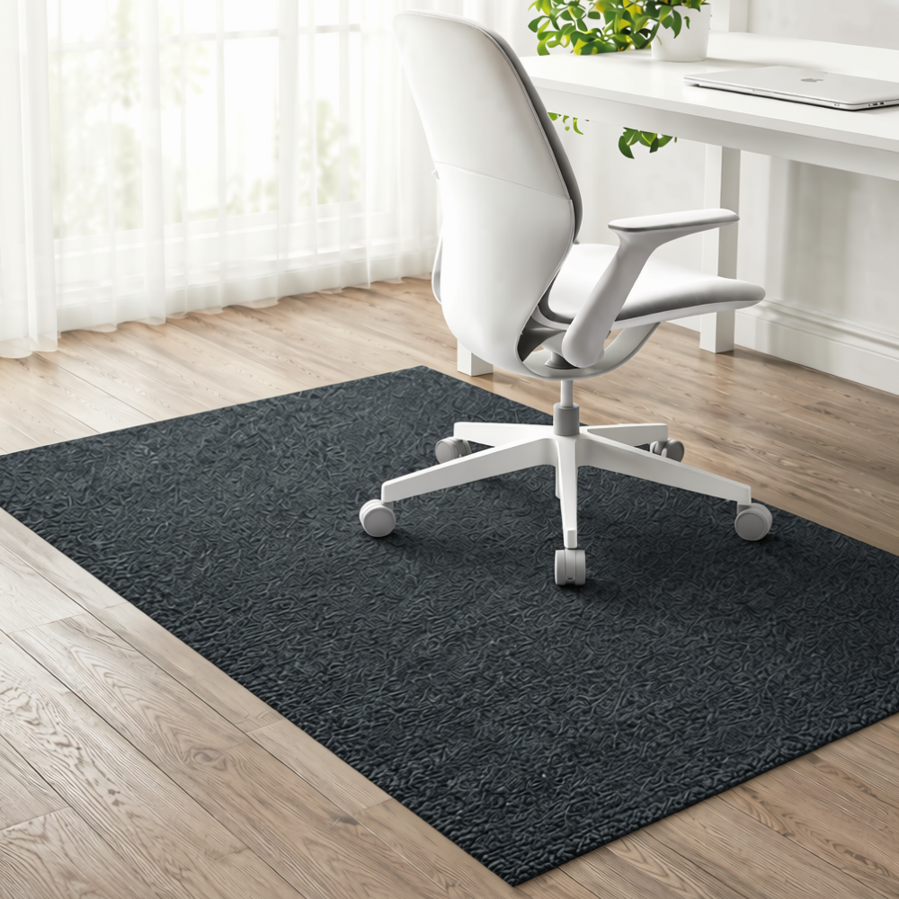 Moderne Schreibtischstuhlmatte - Strapazierfähiges Polyester für Büro & Home Office