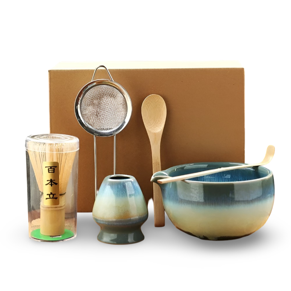 Traditional 6-piece matcha set — Japanese gift guide product card image