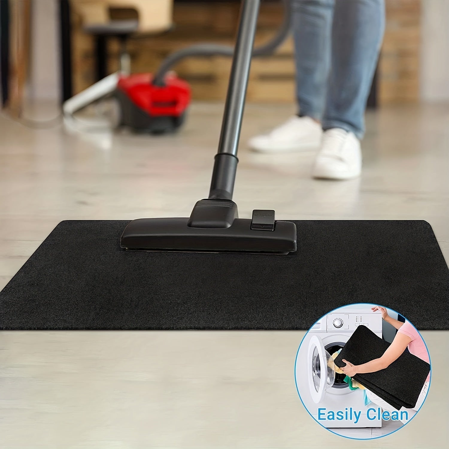 Bürostuhlunterlage für Hartböden 90x120 cm – Zuschneidbare Bodenschutzmatte für Schreibtisch, Büro & Homeoffice