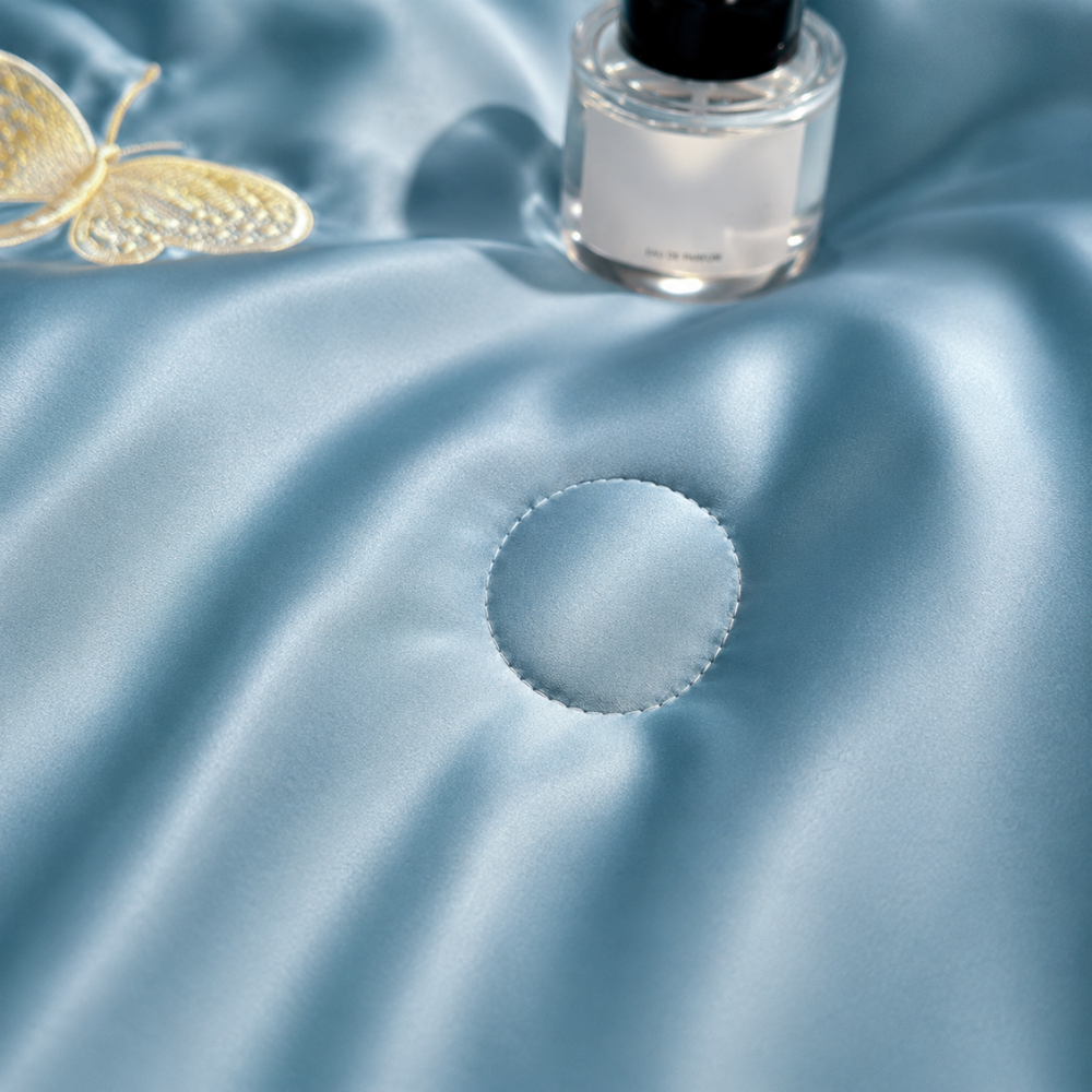Luxuriöse Sommerdecke mit seidigem Gefühl – leichte kühlende Bettdecke, atmungsaktive Schlafdecke für Schlafzimmer & Gästezimmer