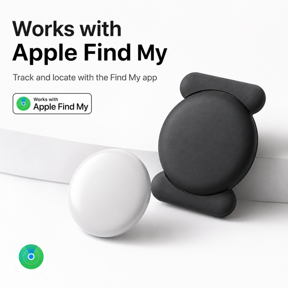 Smart Tag für Apple Find My – Magnetischer Tracker mit Silikonhülle für Auto, Fahrrad, Schlüssel & Gepäck