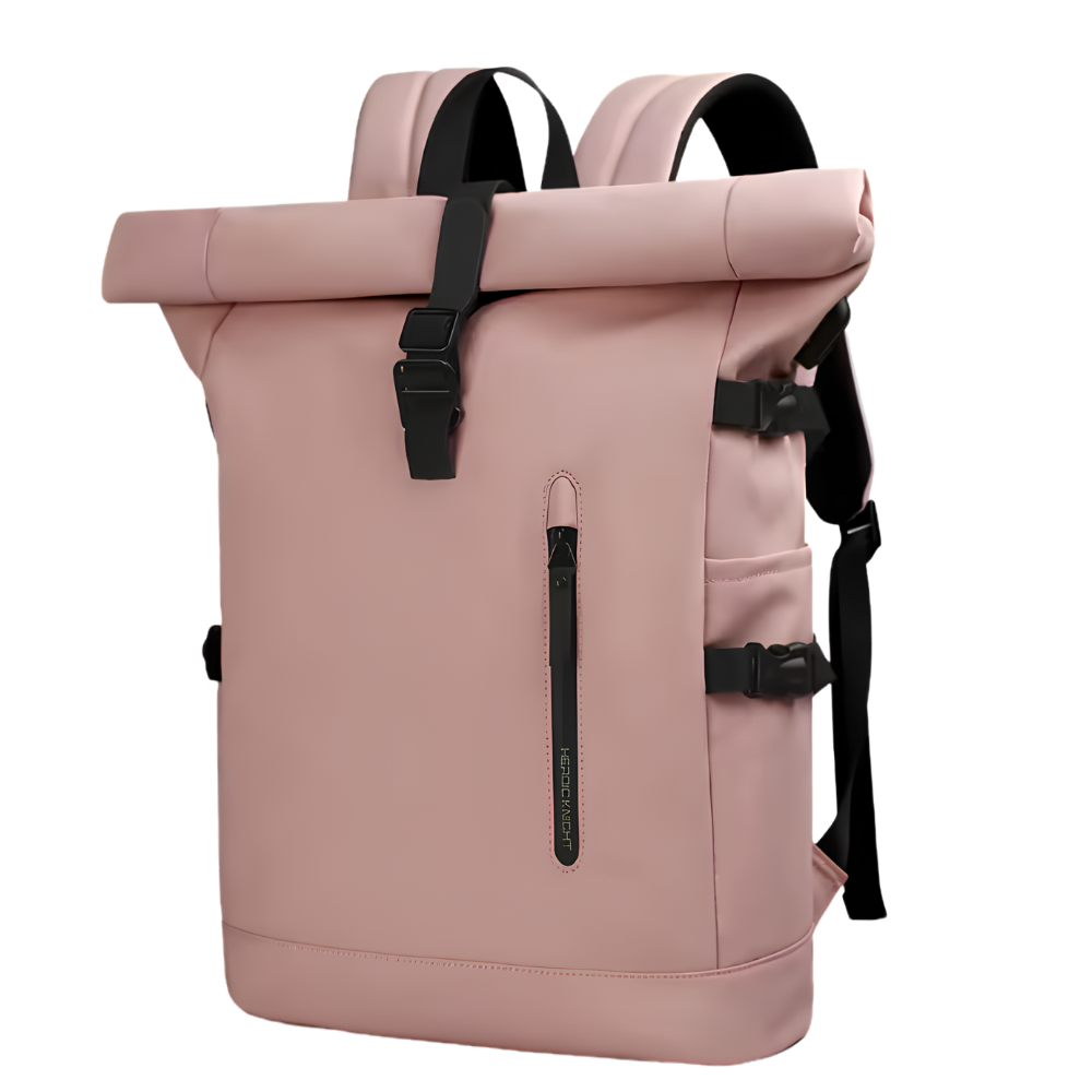 Wasserdichter Roll-Top Reiserucksack für Herren - Großer 15,6” Laptop Rucksack mit USB-Anschluß