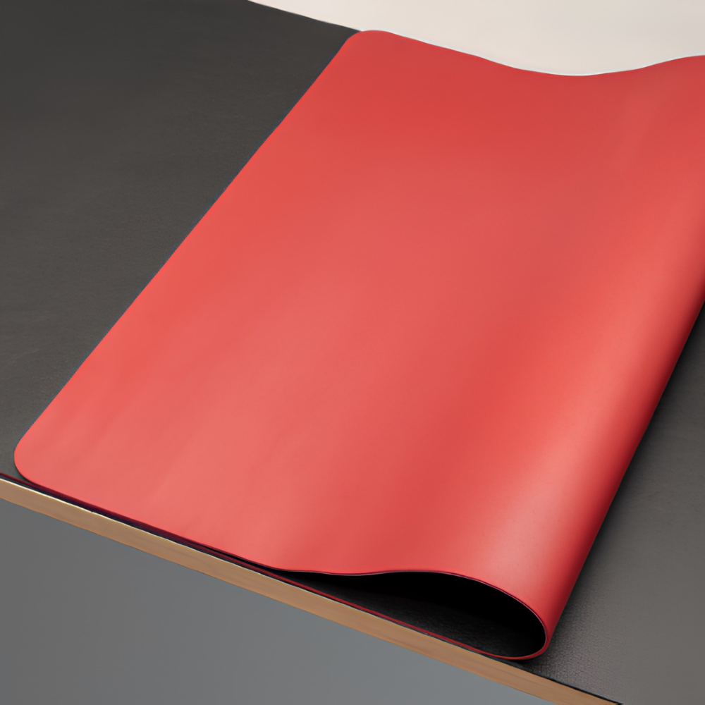 Reversible Schreibtischunterlage PU-Leder – Große Mauspad-Matte mit glatter Oberfläche für Arbeit & Gaming