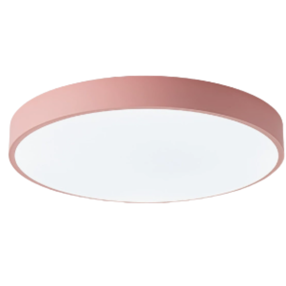 Flache Runde LED Deckenleuchte für Wohnzimmer & Schlafzimmer - Moderne Aufbauleuchte mit Modernem Design