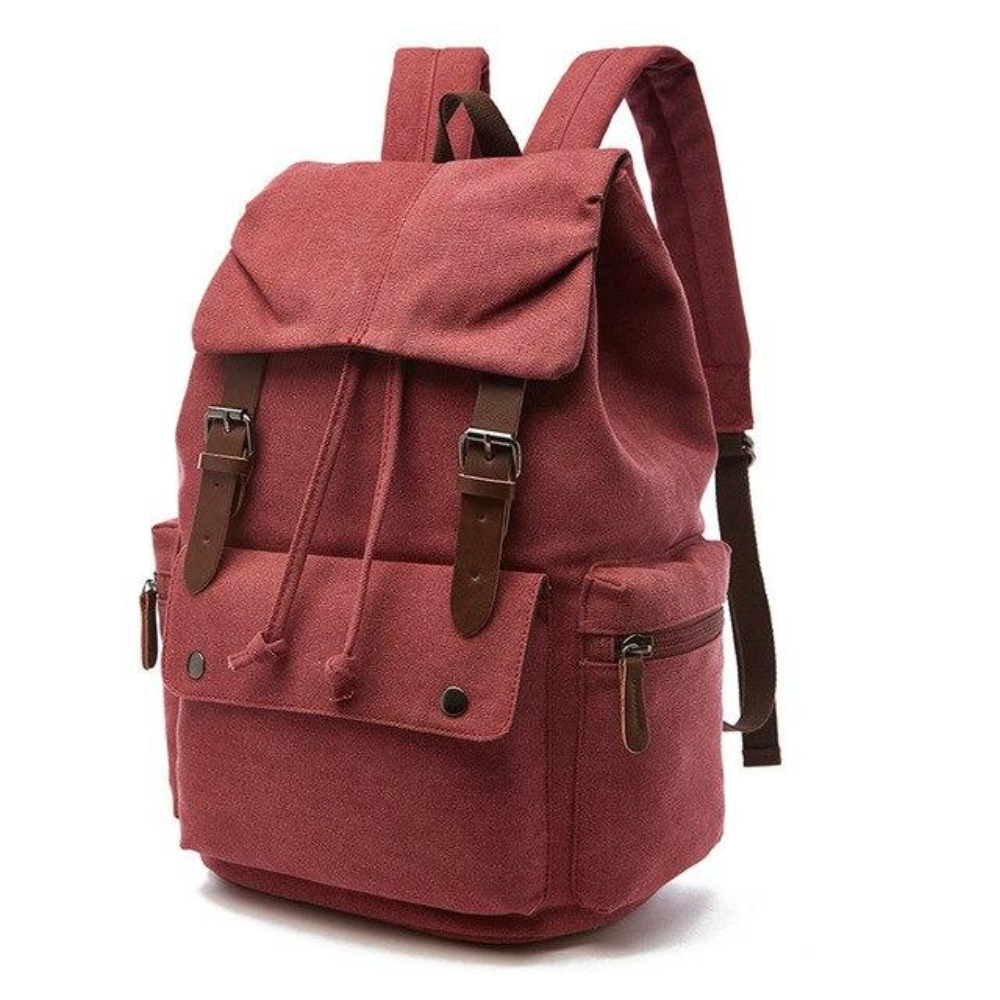 Vento Vintage Canvas Rucksack Herren & Damen - Robuster Laptop Rucksack für Schule, Uni & Reisen