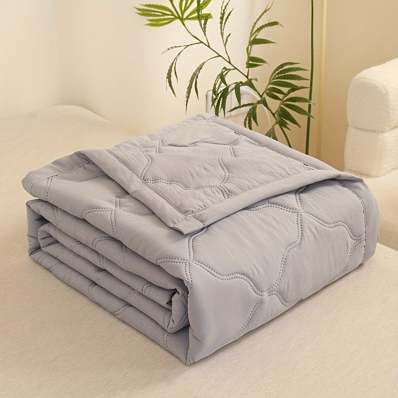Leichte Sommerdecke – Atmungsaktive Kühldecke mit Steppdesign für Bett, Sofa & Wohnheim