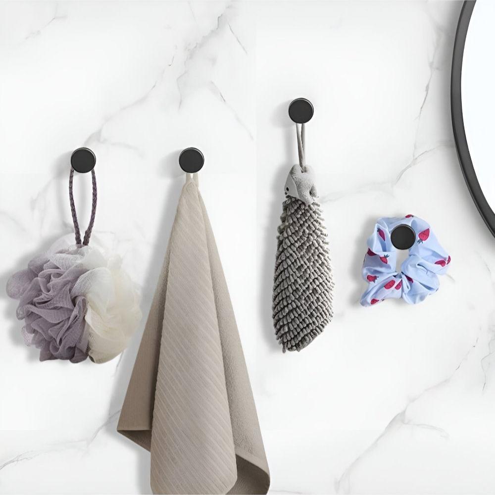 Duschhaken Selbstklebend – Edelstahl Wandhaken ohne Bohren für Bad, Handtuch & Dusche