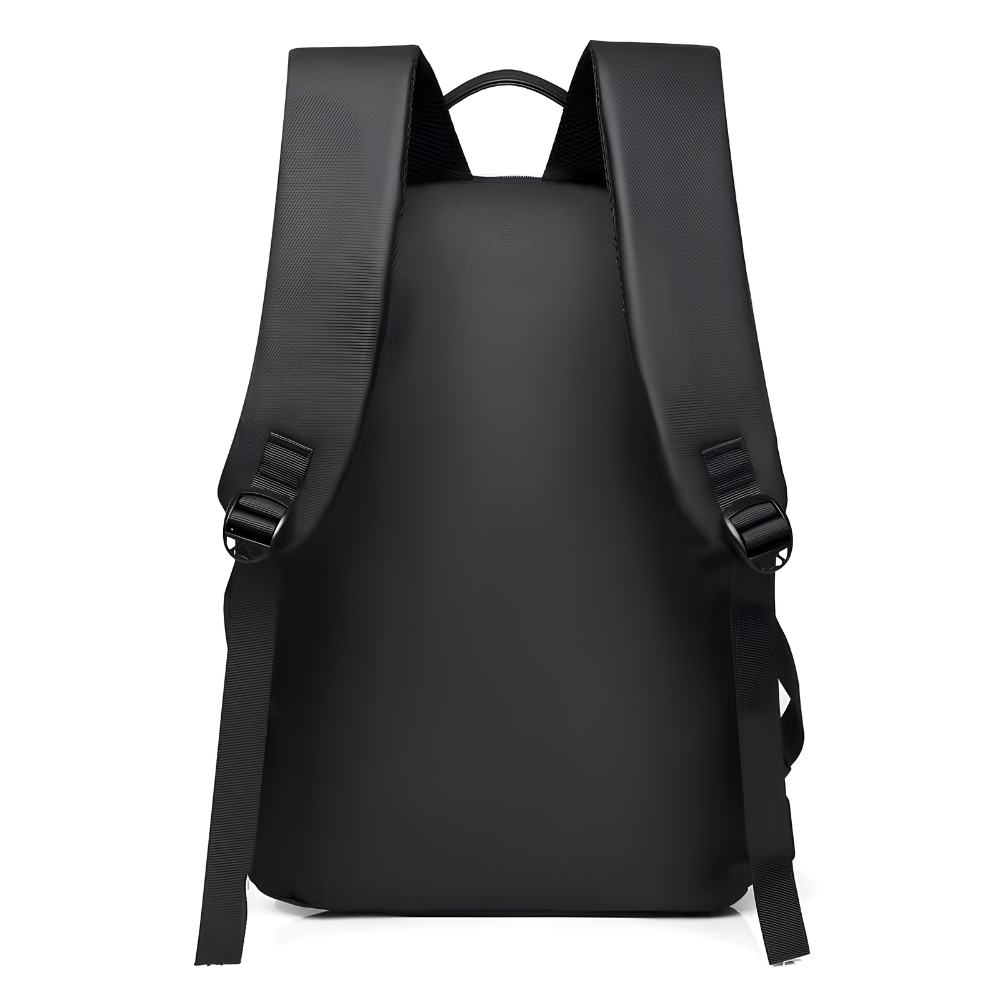 Schlanker Business-Laptoprucksack 42 × 29 × 8 cm – Wasserabweisender PVC-Rucksack mit mehreren Fächern
