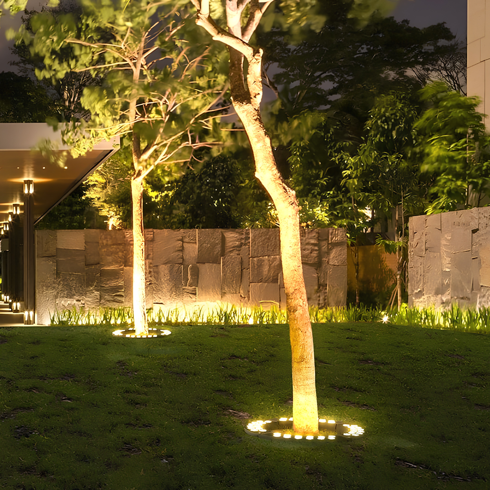 LED Ring Strahler für Bäume - Wetterfester Außenstrahler für Garten & Landschaft