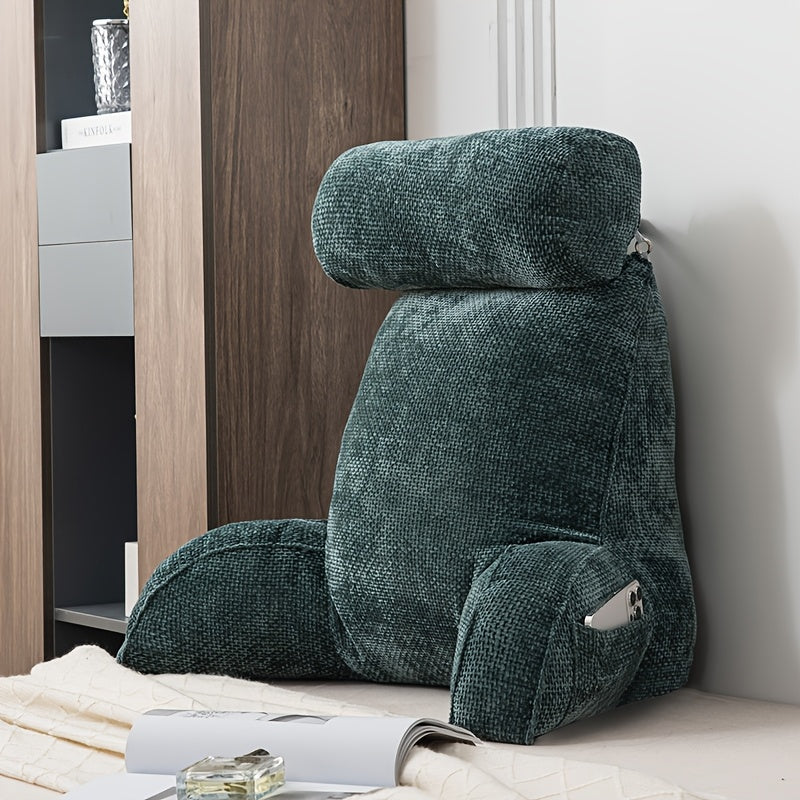 Keilkissen Rückenlehne Extra Dick – Ergonomisches Lesekissen mit Abnehmbarem Bezug für Bett, Sofa & Schlafzimmer