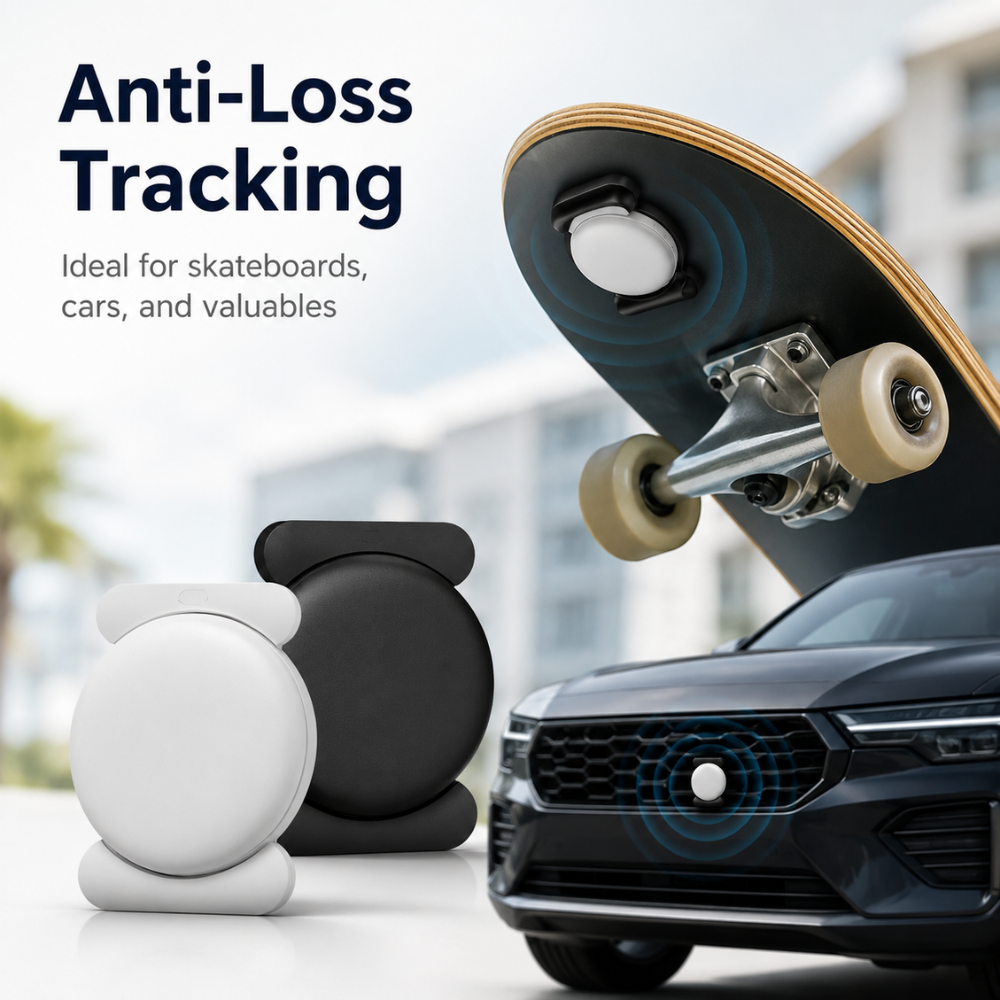 Smart Tag für Apple Find My – Magnetischer Tracker mit Silikonhülle für Auto, Fahrrad, Schlüssel & Gepäck