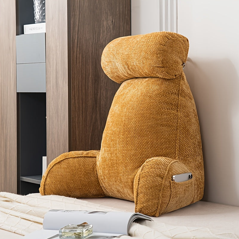 Keilkissen Rückenlehne Extra Dick – Ergonomisches Lesekissen mit Abnehmbarem Bezug für Bett, Sofa & Schlafzimmer