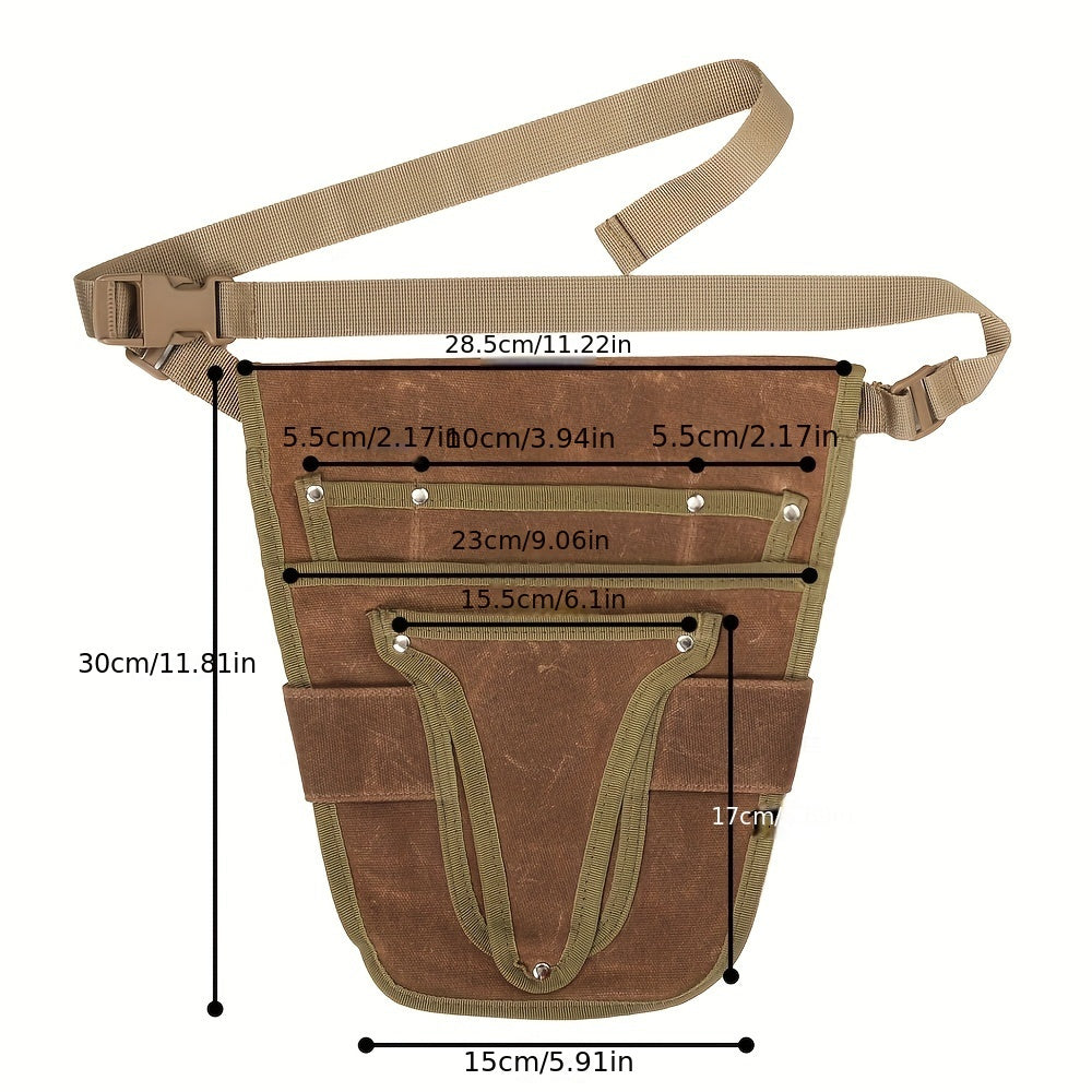 Garten Werkzeuggürtel mit Taschen – Tragbare Werkzeugtasche für Gartenarbeit, Pflanzenpflege & Outdoor