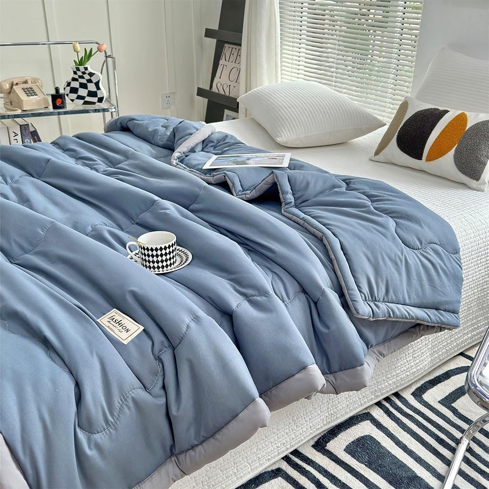 Kühlende Sommerdecke – Leichte atmungsaktive Bettdecke für Schlafzimmer, Sofa & Wohnheim