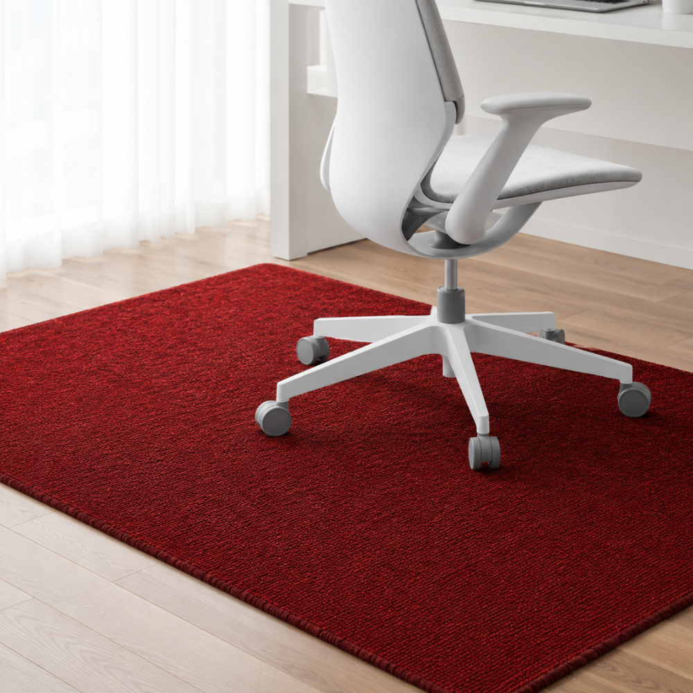 Moderne Schreibtischstuhlmatte - Strapazierfähiges Polyester für Büro & Home Office