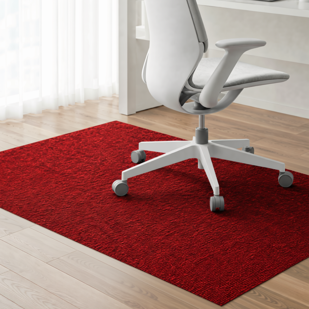 Moderne Schreibtischstuhlmatte - Strapazierfähiges Polyester für Büro & Home Office