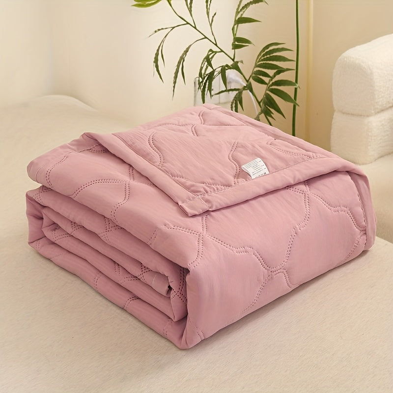 Leichte Sommerdecke – Atmungsaktive Kühldecke mit Steppdesign für Bett, Sofa & Wohnheim