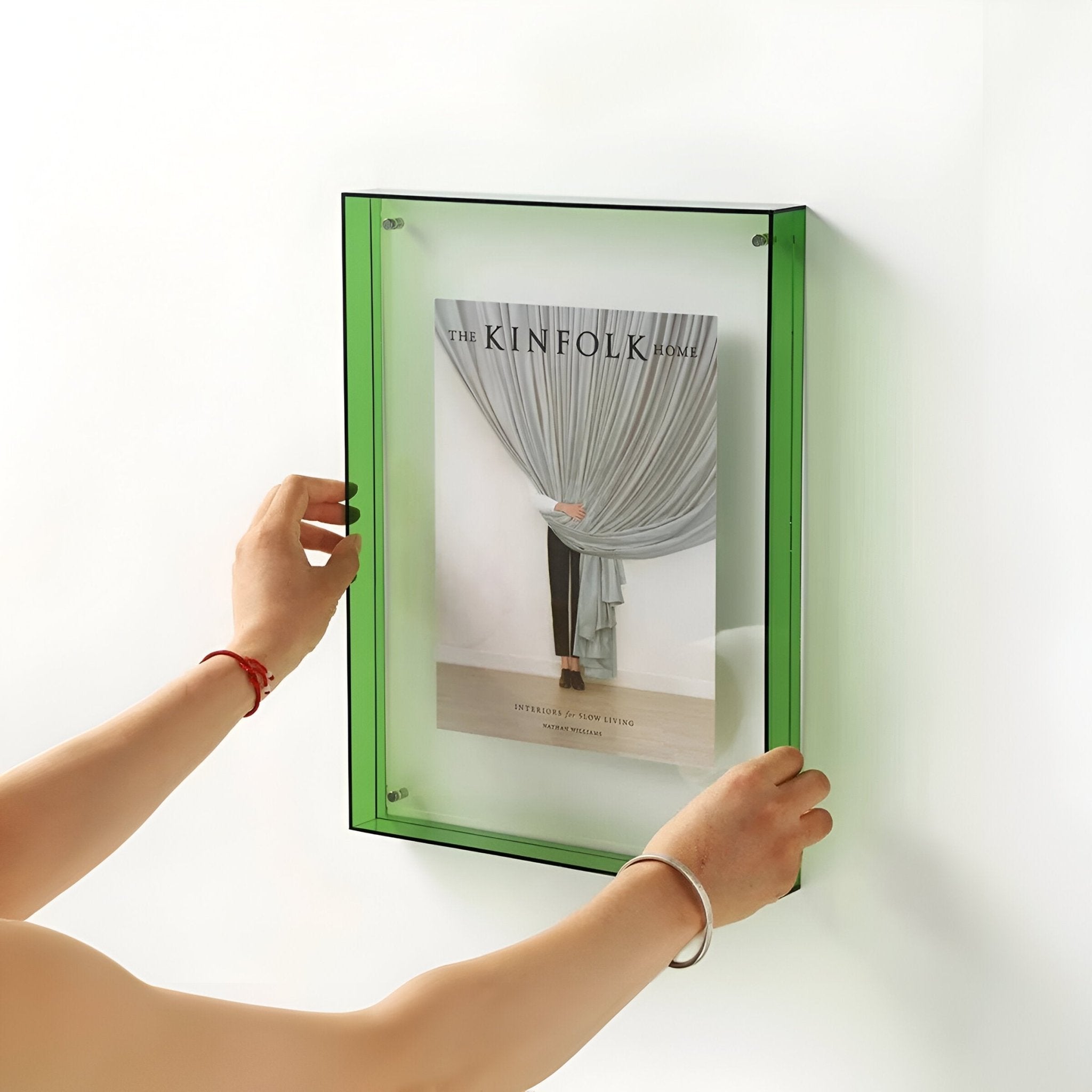 AcryGlow Moderner Bilderrahmen | Transparenter Acryl, Minimalistisch 3