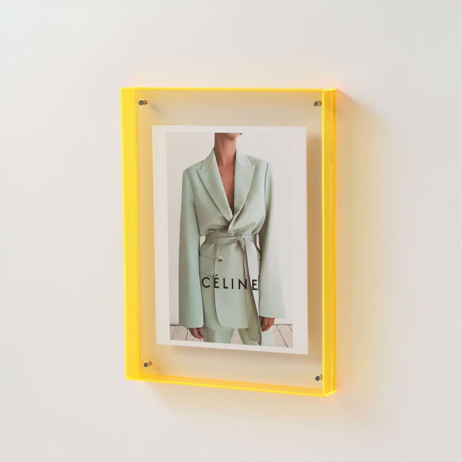 AcryGlow Moderner Bilderrahmen | Transparenter Acryl, Minimalistisch 6
