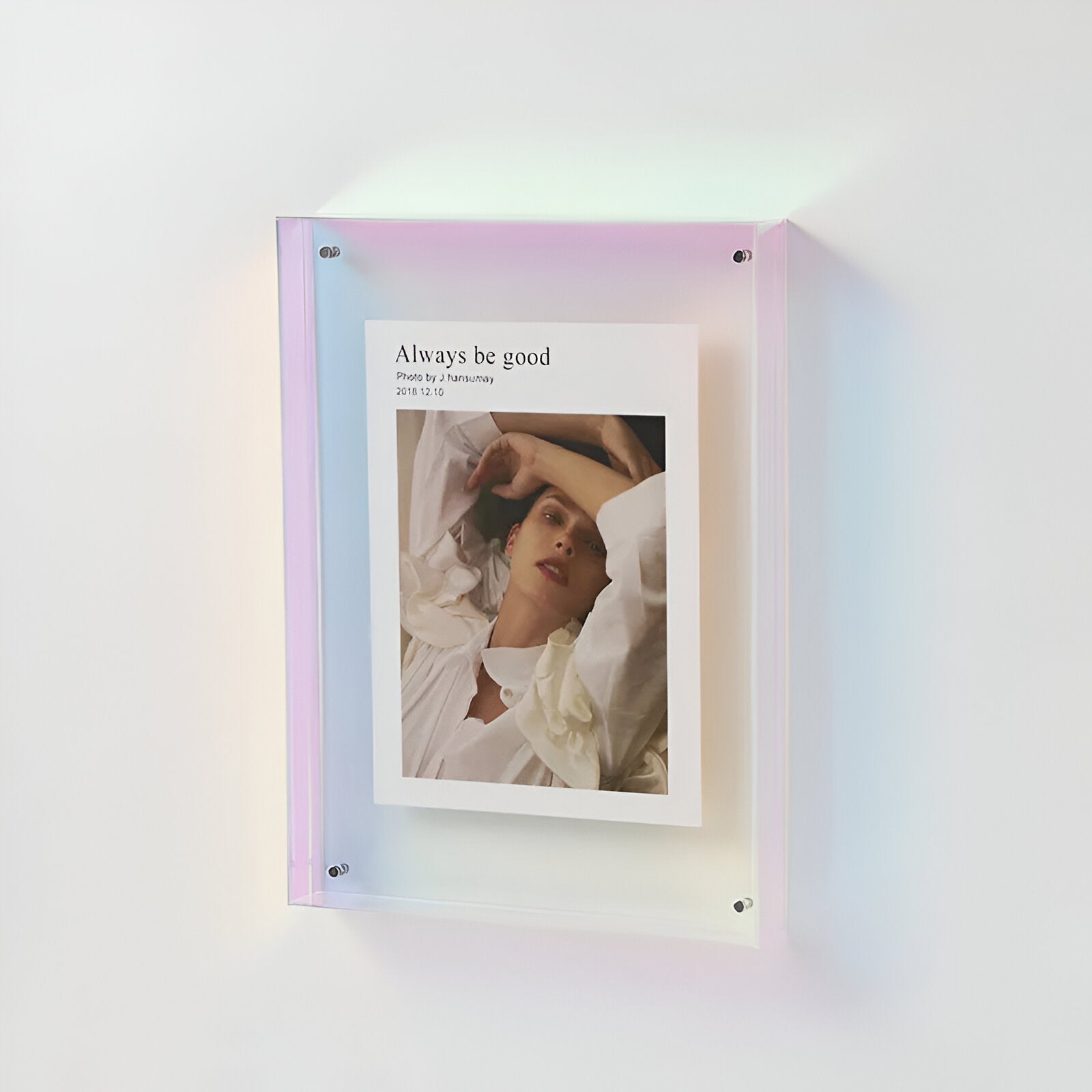 AcryGlow Moderner Bilderrahmen | Transparenter Acryl, Minimalistisch 8