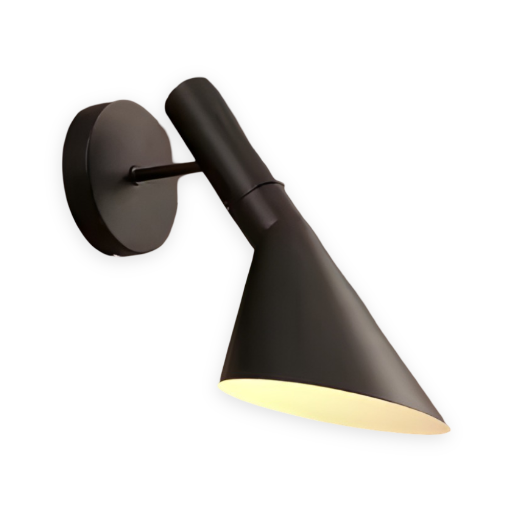 Verstellbare Schwarze LED Wandleuchte für Moderne Wohn- und Essräume