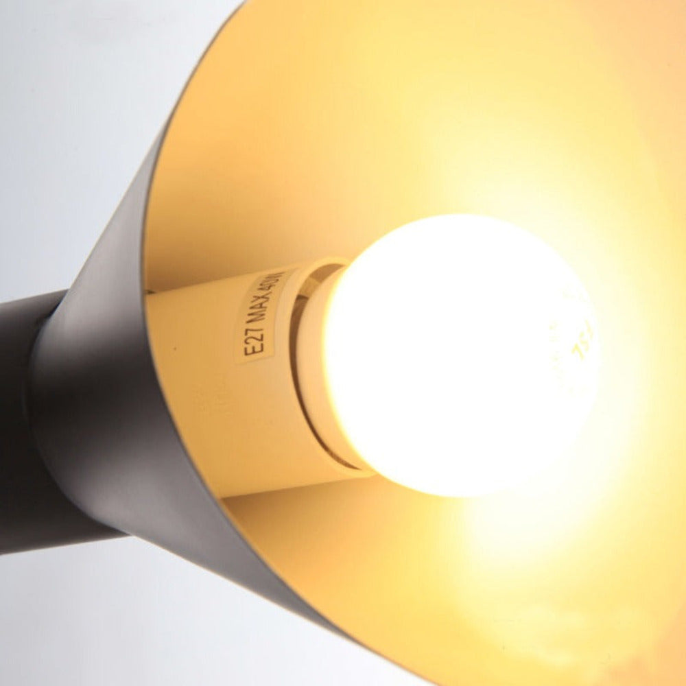 Verstellbare Schwarze LED Wandleuchte für Moderne Wohn- und Essräume