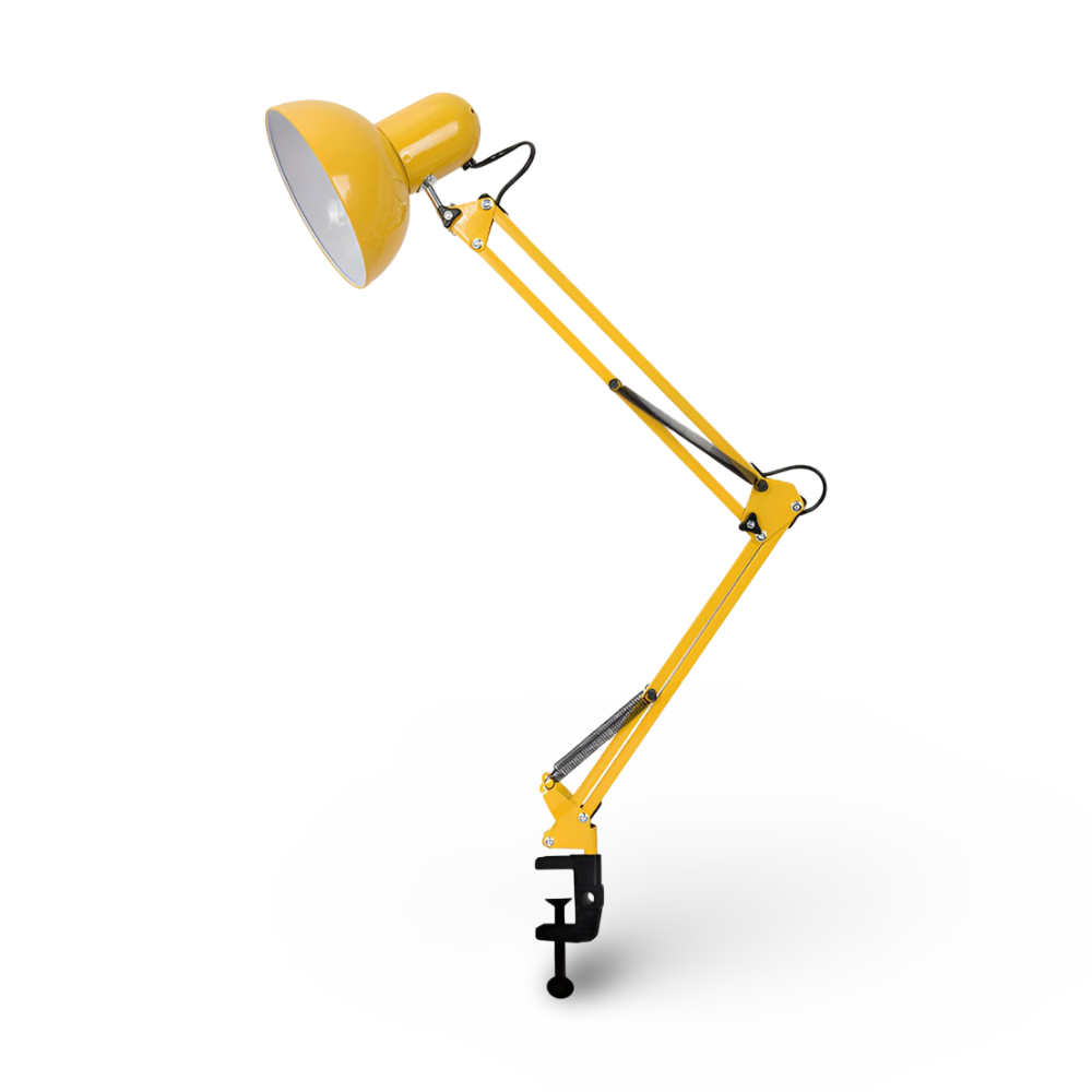 Verstellbare Clip-On Schreibtischlampe mit Langem Arm für den Einsatz zu Hause und im Büro