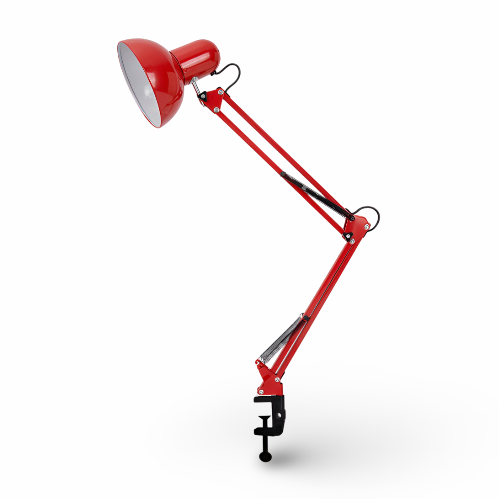 Verstellbare Clip-On Schreibtischlampe mit Langem Arm für den Einsatz zu Hause und im Büro