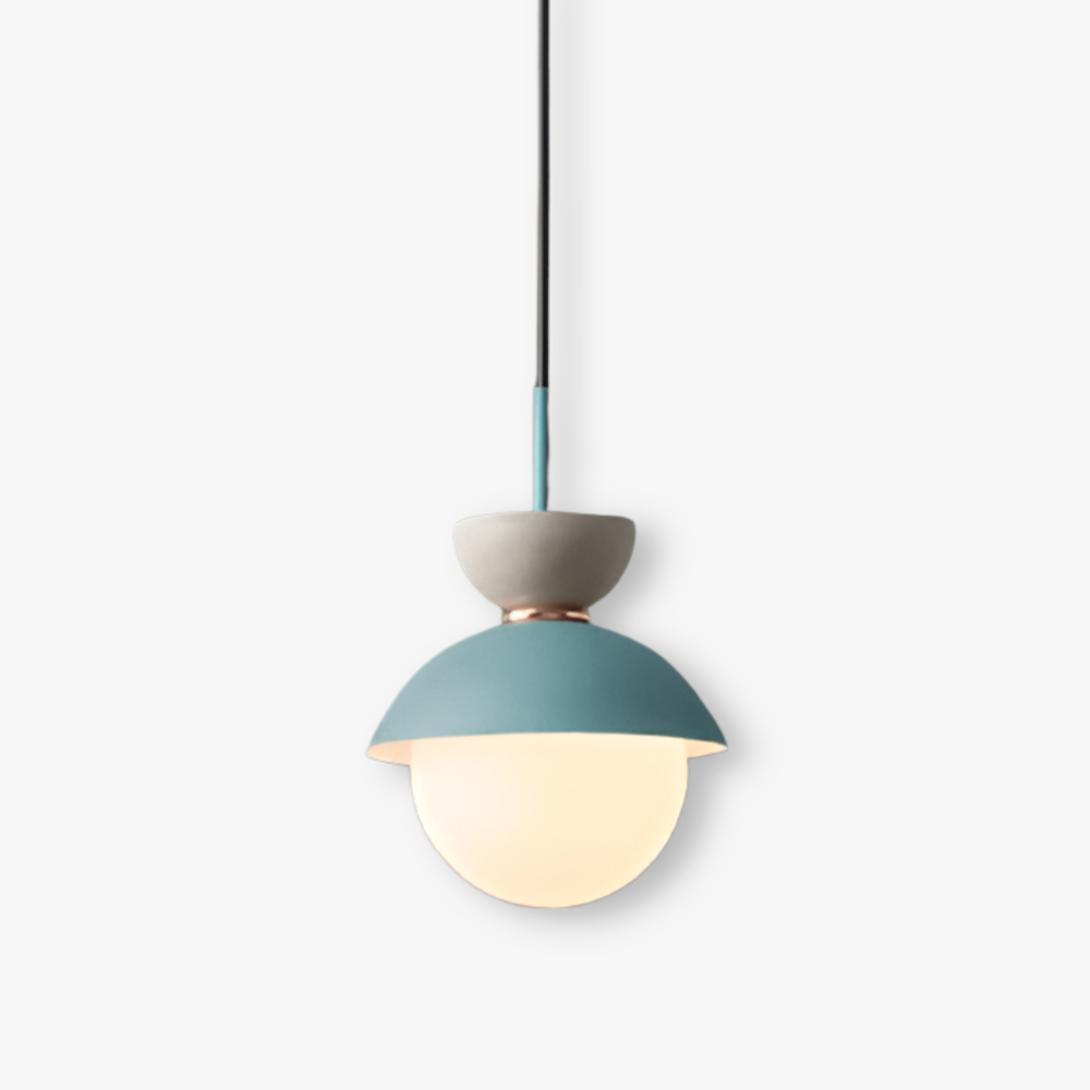 AluGlobe - Moderne Aluminium Makaron Deckenleuchte
