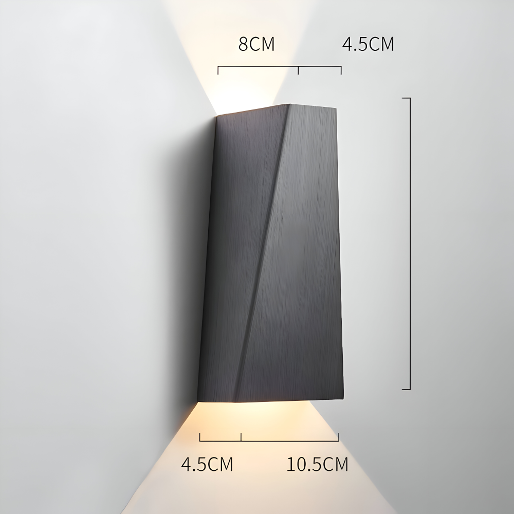 AlumiRay Wandleuchte - Minimalistische Trapezförmige Wandlampe - Up and Down Wall Lights LED